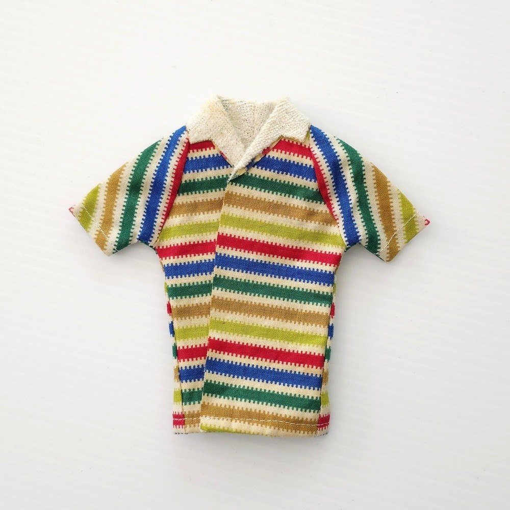 Vintage 60s Allan Doll Original Beach Shirt Jacket 1964 #1000 Barbie Mattel